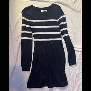 abercrombie girls navy dress